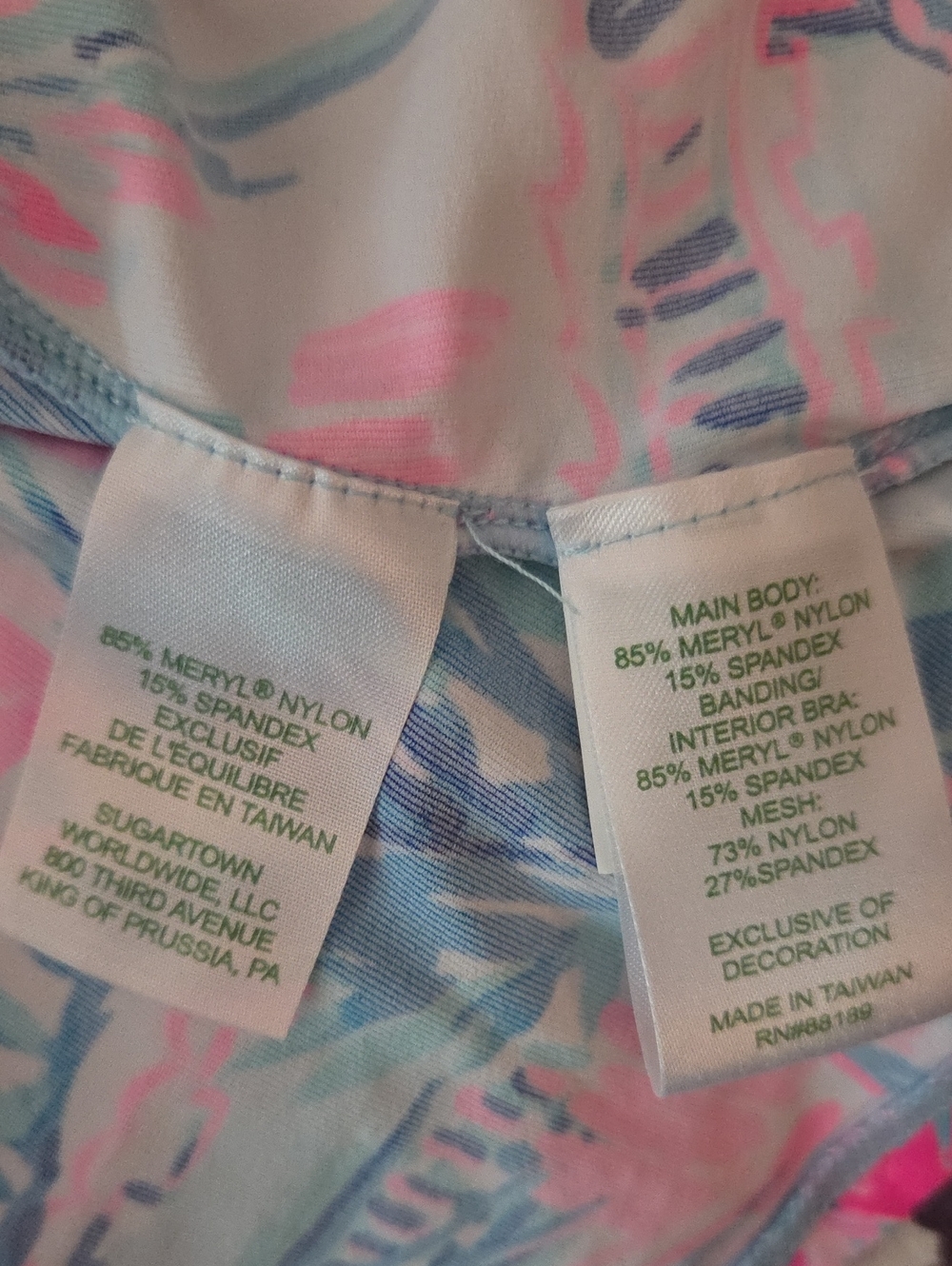 NWT Lilly Pulitzer Meryl Luxletic Tennis Racerback Top Size M - Picture 7 of 8